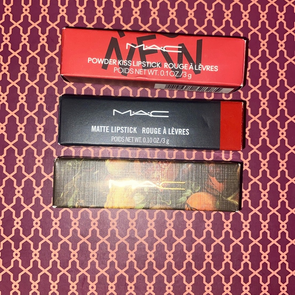 Bundle of Brand New MAC Red Lipsticks